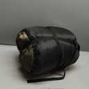 Cold Weather Sleeping Bag 100% Cotton Flannel XXL for Adults Big and Tall,Free Compression Sack (90" x 39" Right Zip, 0F Green)