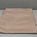 JIUZHEN Blackout Curtains for Bedroom - Thermal Insulated Room Darkening Noise Reducing, 60 x 63 Inch Length Curtains for Living Room, Set of 2 Panels with Tiebacks, Beige