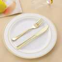 N9R 72PCS Gold Plastic Forks, Solid, Durable and Heavy Duty Plastic Forks, Perfect Utensils for Parties, Thanksgiving, Christmas and Daily Use