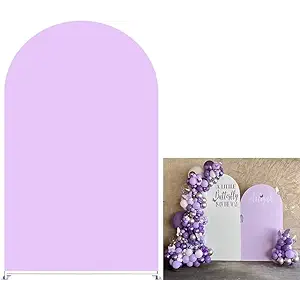 Arch Backdrop Cover for Birthday Party Wedding Baby Shower Decorations Chiara Backdrops Arched Wall Covers Frame Stands Banner Photography Background 1,2*2,2 M