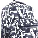 J World Sunrise Kids Rolling Backpack for Girls Boys. Roller Bookbag With Wheels For School, Camo