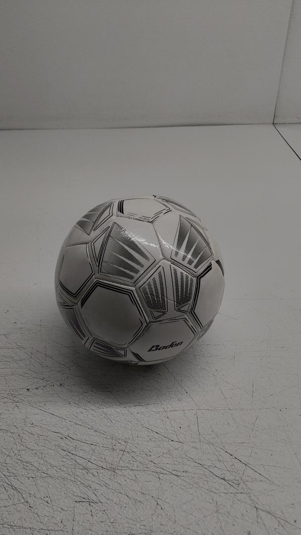 Baden Z-Series Size 3 Cushioned TPU Leather Soccer Ball, Black/White