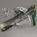 2 Pcs Plastic Samurai Sword with Sheath, Ninja Swords Katana Toy Halloween Costume Accessories for Boys, 16.5'' Length Black