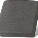 Linen Couch Cushion Covers, Sofa Cover Sofa Furniture Protector Slipcover with Bottom Tie Rope, Soft Non-Slip Non-Wrinkle Suitable for Chair Bench Settee Seat Loveseat Gray, 1 Piece (1 PCS, Grey)