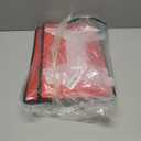 ZOBER Christmas Light Storage Reels - Christmas Light Organizer with 4 Plastic Wheels - Fits 200 Mini Lights Per Spool, Lights Storage - Strong & Durable Material - Stitched Reinforced Handles - Red (17 x 12 x 10 inches)