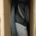 LAREX Baby Swing Infant Swing Electric Toddler Baby Rocker Portable for Newborn Boy Girl, 5 Sway Speeds with Remote Control, 10 Preset Melodies and Bluetooth, 0-6 Months Max 20 Lbs (Black)