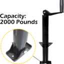 MaxxHaul 70159 14" Lift A-Frame Mount Trailer Jack with Top Wind - 2000 lbs. Capacity