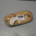 BenSorts Fuzzy Slipper Socks for Women Funny House Slippers with Grips (Brown)