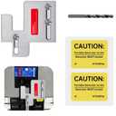 Generator Interlock Kit Compatible with Eaton Cutler Hammer BR Series 150 and 200 amp Panels,1 1/4-1 7/16 inches Spacing Between Main and Branch Breaker,Professional and Interlock Kit(1Set)