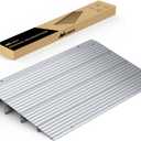 Nilight Door Threshold Ramp, 4" Rise Portable Aluminum Wheelchair Door Entry Ramps for Sheds Doorways Home Steps