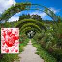 2 x Valentine's Day Garden Flag 12x18 Inch House Flag Yard Seasonal Flags for Your Love Decoration Flags