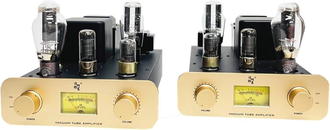 300B Monoblock Tube Amplifier Pair Class A Single-Ended Hand-Wired 12Wx2