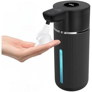 ULTAC Touchless Automatic Soap Dispenser for Kitchen and Bathroom, Liquid Hand Soap Dispenser, Water-Resistant and Rechargeable, 14.2oz/420ml ，Intelligent Digital Display，4-Level Adjustable,Modern