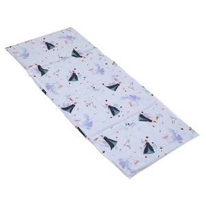 NoJo Disney Frozen Winter Cheer Lavender, Aqua, Green and White Anna, Elsa and Olaf Preschool Nap Pad Sheet