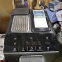 Bosch TIU20508 300 Series Fully Automatic Espresso Machine with Milk Express (in-cup frother), LCD + Touch Control Panel, Cup Warmer, OneTouch Milk-based Beverages and 5 Beverage Options, Dark Silver