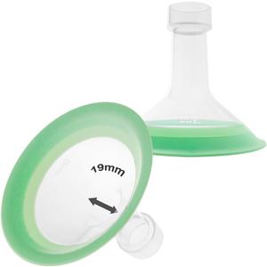 Nenesupply 19mm Flanges Compatible with Medela Breast Pump Parts Replacement 19mm Flange for Medela Accessories. Work with Pump in Style Parts Symphony Parts Swing Maxi Harmony and Personalfit Flex