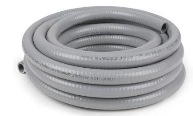 1-1/4(1.25) inch 25ft Liquid-Tight Conduit and Connector Kit,Flexible Non Metallic Liquid Tight Electrical Conduit