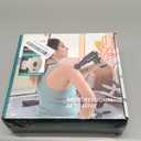 cotsoco Mini Handheld Massage Gun, Deep Tissue with 6 Speeds, Cordless Muscle Massager with 4 Heads,Type-C Charging, Travel Size, Best Gifts