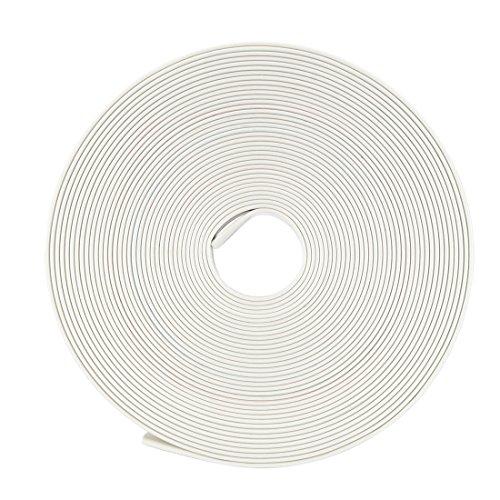 Uxcell Heat Shrink Tubing 12.7mm(1/2") Dia 20mm Flat Width 2:1 Heat Shrink Wrap Cable Sleeve Heat Shrink Tube 5m White 2 Pack