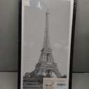 Upsimples 11x22 newspaper frame, Display Pictures 10x20 with Mat or 11x22 Without, Wall Hanging Photo Frame, Black, 1 Pack