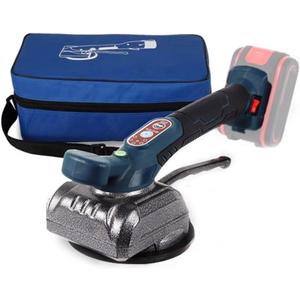 Cordless Tile Vibration Leveling Machine Suction Cup Vibrating Tool Handheld Tile Installation Leveling Machine Max.28000r/Min with 5 Adjustable Speed (without battery)