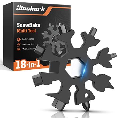 Gifts for Men, 18-in-1 Snowflake Multitool, Valentines Day Gifts for Him, Anniversary Birthday Gifts for Men Husband Him, Mens Valentines Gift for Dad Who Have Everything, Cool Gadgets Tools