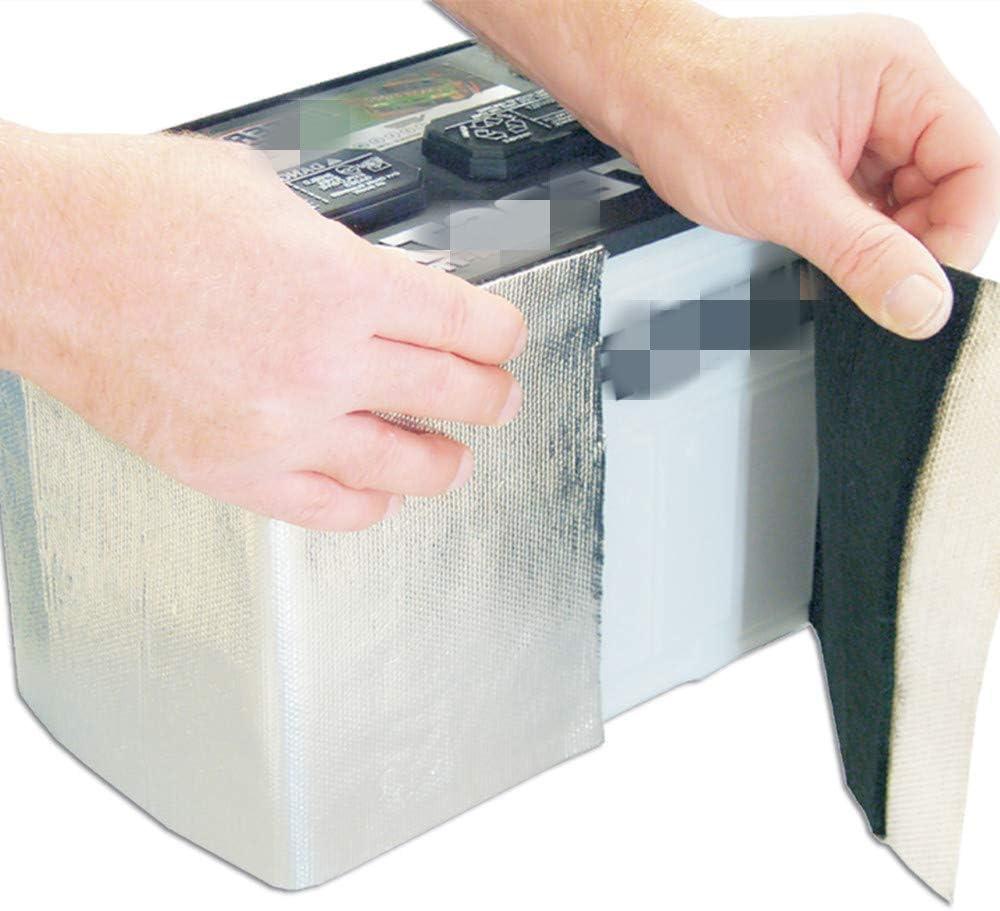 Battery Wrap Heat Shield Barrier Cell Saver Battery Insulation Kit (40'' x 8'')