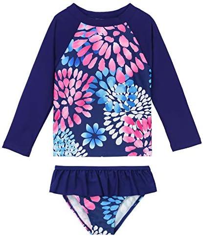 Baby Girl Swimsuits Set Rash Guard Bathing Suits for Toddler Girls Kids Swimwear