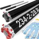 Garage Door Spring 0.234 x 2 x 28 (Pair), 18000 Cycles Garage Spring Door Replacement, Heavy-Duty & Long-Lasting Garage Door Torsion Spring, 0.234 x 2" x 28", Carbon Steel