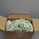 Ysleen 300 Pieces Artificial Flowers Plastic Baby Breath Flowers Faux Gypsophila DIY Floral Bouquets Arrangement Baby Breath Wedding Party Decoration for Party Home Office Garden Decor (White)