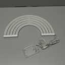 QiaoFei Rainbow Neon Light Signs, Wall Decor for Girls Children Baby Room LED Lamp, Battery or USB Operated Table Night Lights