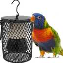 NC Reptile Heat Lamp,Ceramic Heat Lamp with Pet Anti-Scald lampshade,Ceramic Heat Emitter Pet Coop Heater Kit (Pet Coop Heater Kit+100W Heat Lamp)