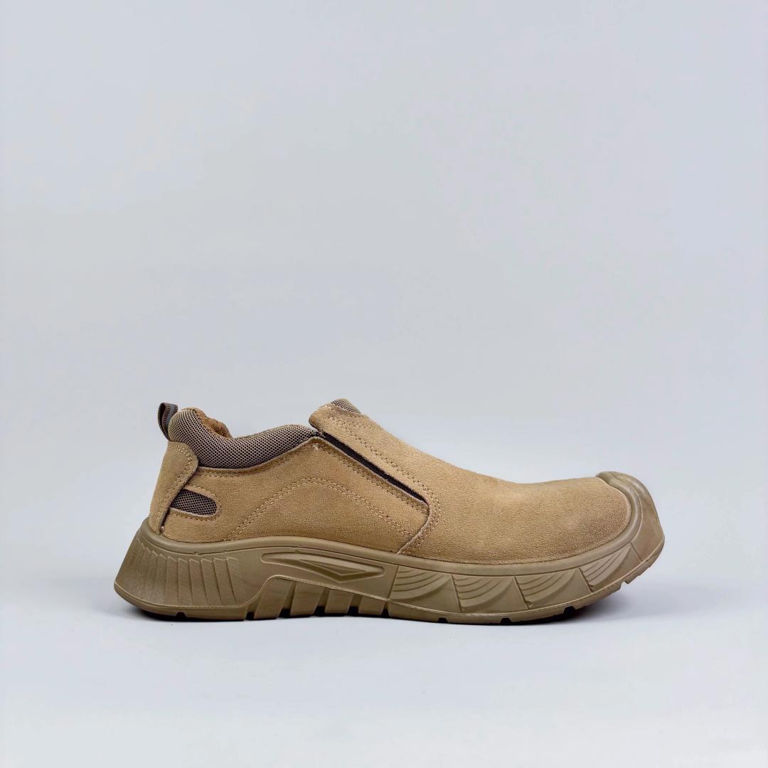 Steel Toe Shoes for Men Welding Work - Slip-On, Mid-Top Coverage
ASTM, Anti Impact Toe Cap, Spark resistant, Wear-resistant, Soft sole, Hands Free, Construction, Welding, Workshop, Factory Size 46