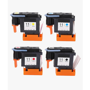4 Pcs Printer Printhead, Magenta Black Cyan Yellow Print Replacement for HP Designjet 100 110 111 500 510 800 813 850, GYZOUKAds2z375uec