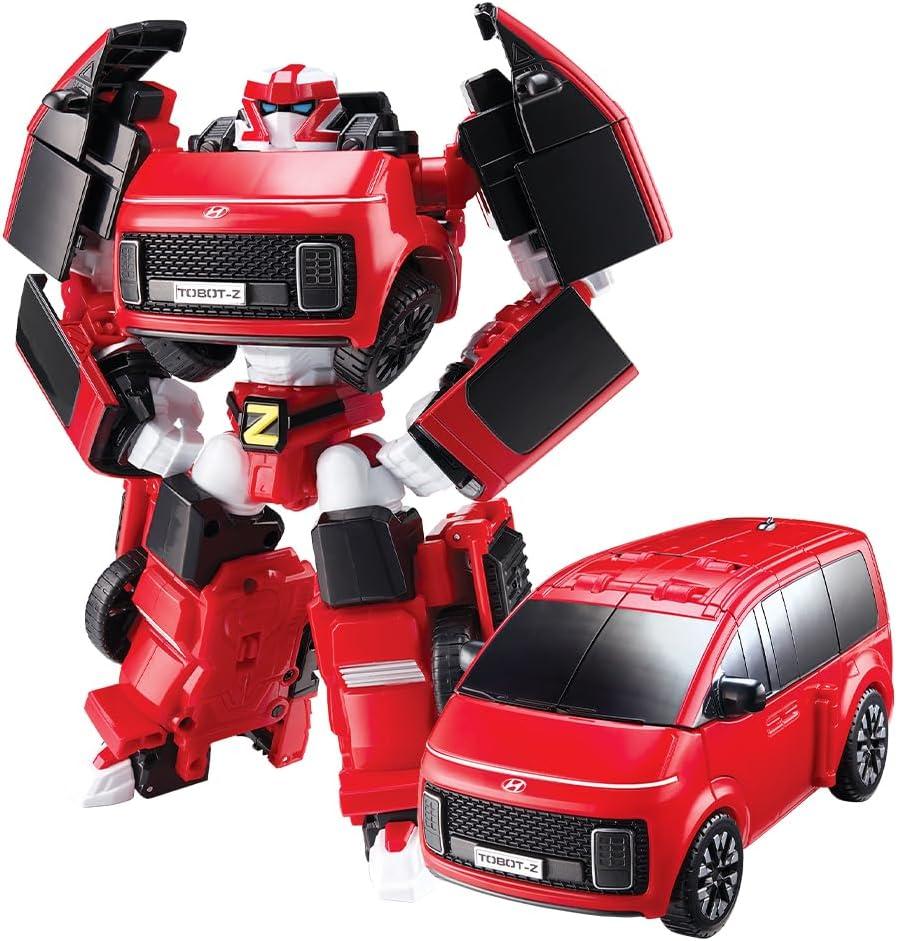 New TOBOT, TOBOT Z, Youngtoys Transforming Collectible Vehicle to Robot, Heroes Animation Character Toys for Kids 3 and up Transform Toys Cars, Large Size 8-inch