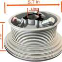 Garage Door Cable Drum Replacement, for High Lift Doors, 400-54 One Pair (Left and Right)