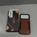 LOHASIC for iPhone 17 Pro Max Wallet Case with Card Holder, Women Men PU Leather RFID Blocking Credit Card Slots Kickstand Protective Cover Flip Phone Case for iPhone 17 ProMax 6.9" 2025 - Brown