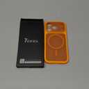 TOCOL for iPhone 17 Pro Case, Full Camera Protection, Builtin Magnetic Ring, Compatible with Magsafe Charger, Drop Protection, Translucent Matte Phone Case for iPhone 17 Pro 6.3 inch (Orange)