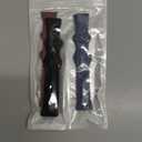 Maledan Floral Engraved Bands Compatible with Fitbit Charge 5 Band/Fitbit Charge 6 Band for Women, Charm Lace Silicone Soft Sport Watch Bands Bracelet Straps for Fitbit Charge 5/ Charge 6 Accessories (fits 5.5" - 8.2" (14-21cm) wrist, 2-Black/ Blue Gray/ Smoke Violet)