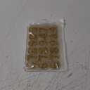 Locacrystal 60pcs Bling Rhinestone Numbers Sticker 6sets 0-9Digits Self-Adhesive Iron on Crystal Numbers Stickers for DIY Crafts Laptop Gifts Furniture Car Clothing Decorations(Gold+White,1.73")