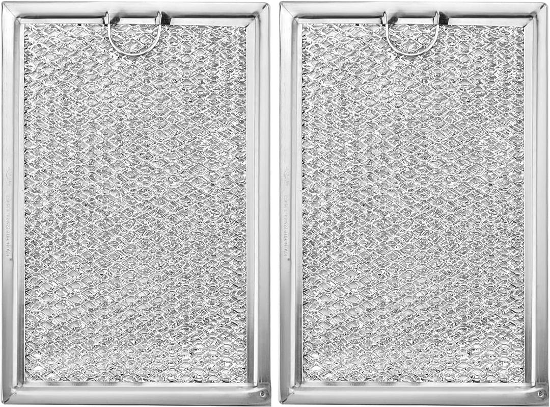 Amazinpure 4Pack WB06X10309 5230w1a012b Microwave Grease Filters Compatible with GE WB06X10359 WB06X10654 LG 5230W1A012A 5230W1A012C Frigidaire 5304464105 5304478913 Kenmore PS228019