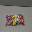 25 Or 50 Or 100 Pack Christian Multi-Colors Rubber Jesus Figures Keychains