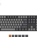 Keychron K10 Full Size Layout RGB Backlit Hot-Swappable Mechanical Gaming Keyboard for Mac Windows, Multitasking 104-Key Bluetooth Wireless/USB Wired Computer Keyboard with K Pro Brown Switch