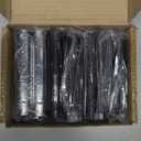 Door Hinge 3 1/2 Inch Interior Door Hinges Matte Black 3.5 Inch Interior Hinges Flat Iron Hinge 3 "x 3 " Door Hardware 1/4" Radius - 12 Pieces