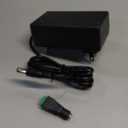 12V 2A DC Power Supply AC Adapter 12Volt Power Cord Transformer with LED Terminal Connector and 5.5 x 2.5/2.1mm Wall Plug for LED Strip Lights CCTV Security Camera