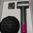 SHRATE Professional High Speed Ionic Hair Dryer | Ultra-Fast Drying | 500 Million Negative Ions | Low Noise | 160000 RPM | Compact Blow Dryer with Magnetic Diffuser for Faster Drying All Hair Types (Grey)