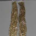 24 Inch Blonde 27/613 Short Curly Crochet Hair for Black Women - Blonde Mix Locs & Box Braids - Curly Crochet Hair Extensions