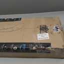 MAYOLIAH 3-Panel Black Room Divider 6ft Tall Folding Privacy Screen w/Flat Base Portable Office Partition Indoor Wall Separator 101" W X 72" H