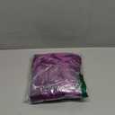 PJ PAUL JONES Men's Shiny Satin Dress Shirts Long Sleeve Button Down Silk Shirt with Bow Tie (Medium, Purple)