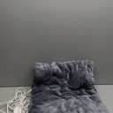 Homemate Electric Heated Blanket Twin - 62"x84" Heating Bed Blankets Throw with 10 Heating Levels 8 Hours Auto Off Fast Heating Over-Heated Protection Ultra Soft Warm Flannel ETL Certified Grey